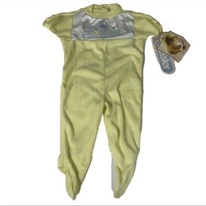 NEW Vintage Kessler Baby One Piece Pajama Medium 11-18 Pounds Made In USA #1928